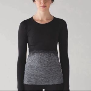 24 HOUR SALE ❤️‍🔥 - Lululemon long sleeve ribbed top - size 4 🤍